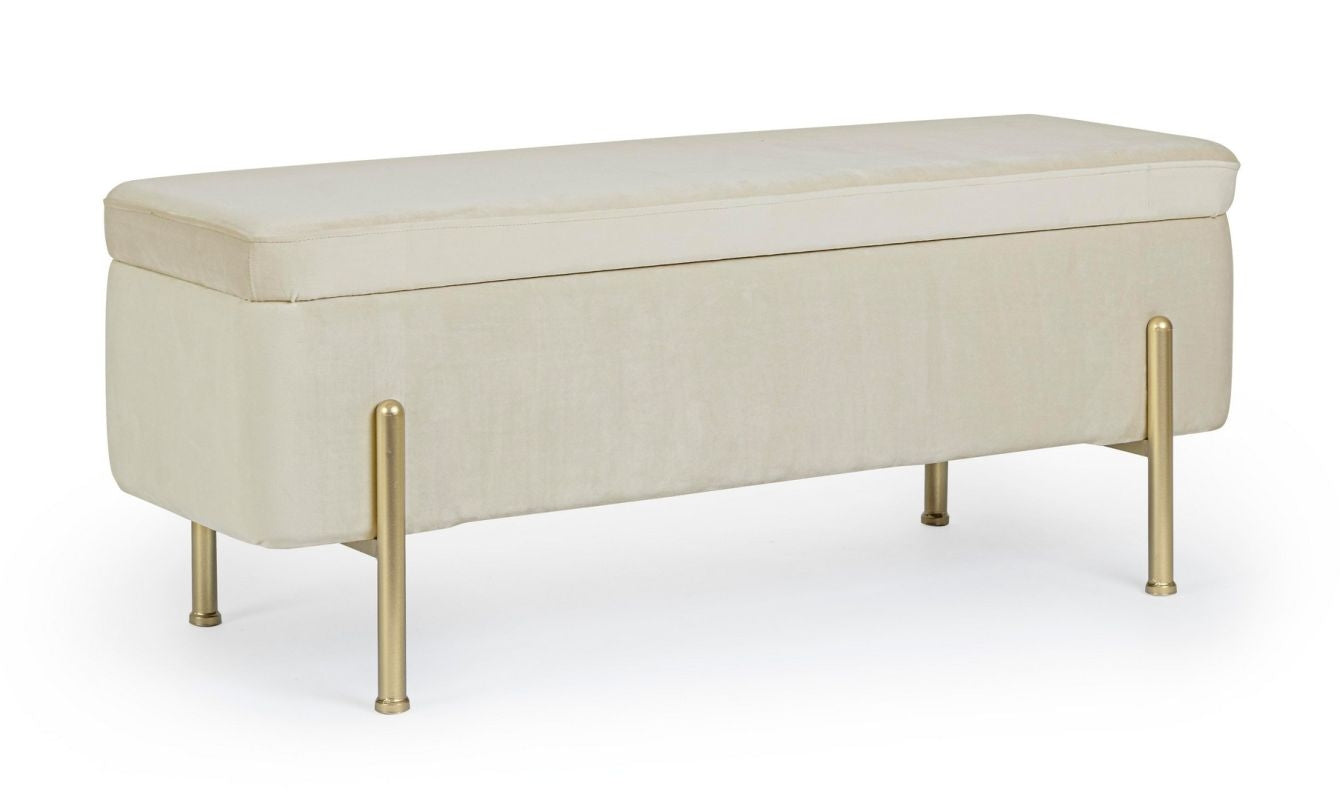 PANCA 2P CONTENITORE IRINA NATURALE