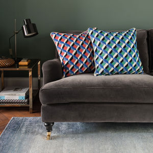 CUSCINO ENEA UNCINETTO VERDE NORDICO 50X50