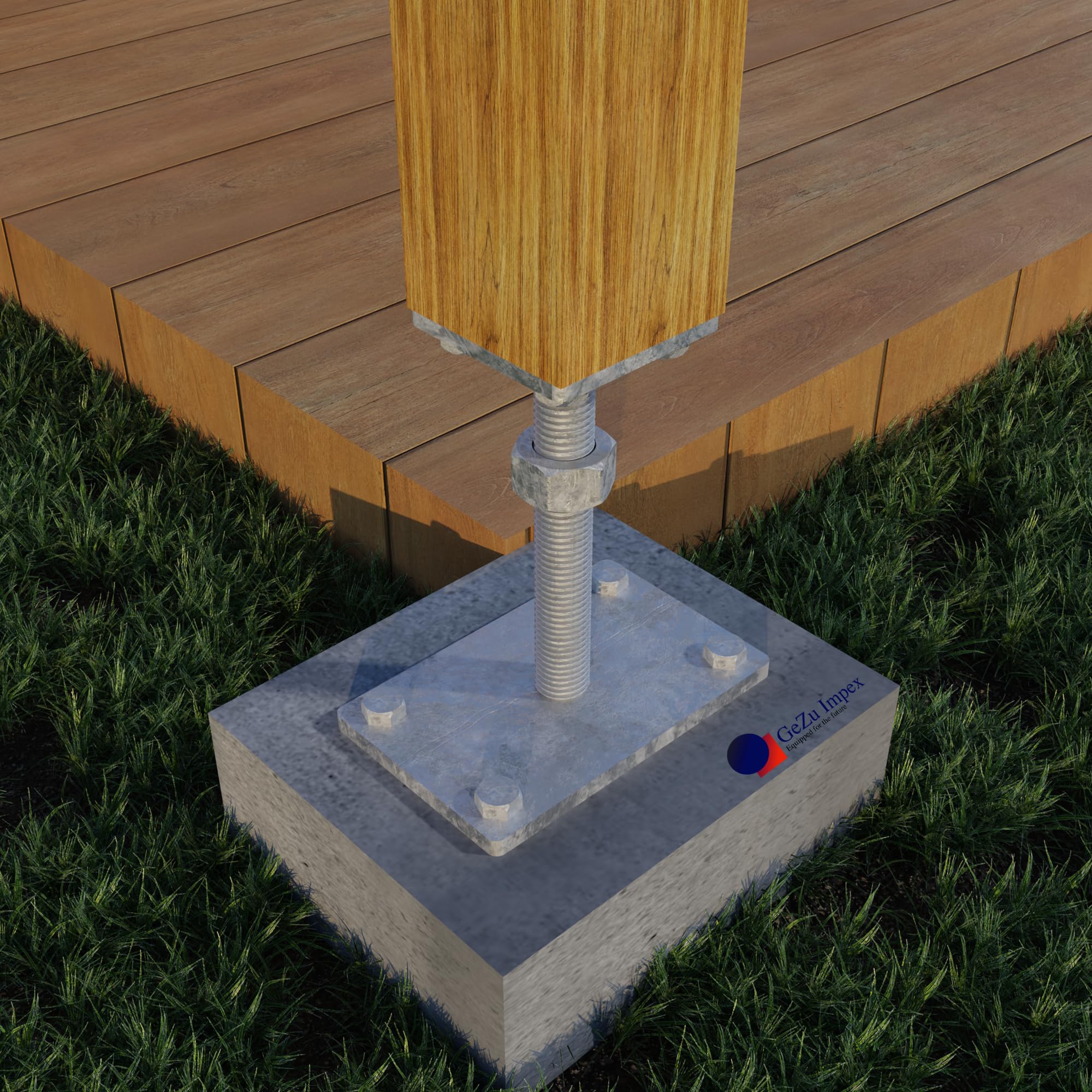 SUPPORTO PER PANNELLO REGOLABILE ZINCO