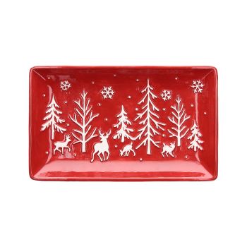 PIATTO WINTER WONDERLAND 27X16