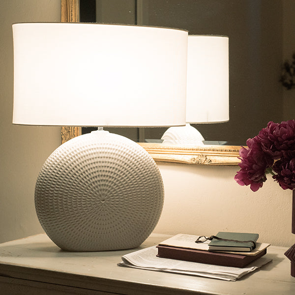 LAMPADA SUOLA CM.47X26 H.60 BIANCO FUSION