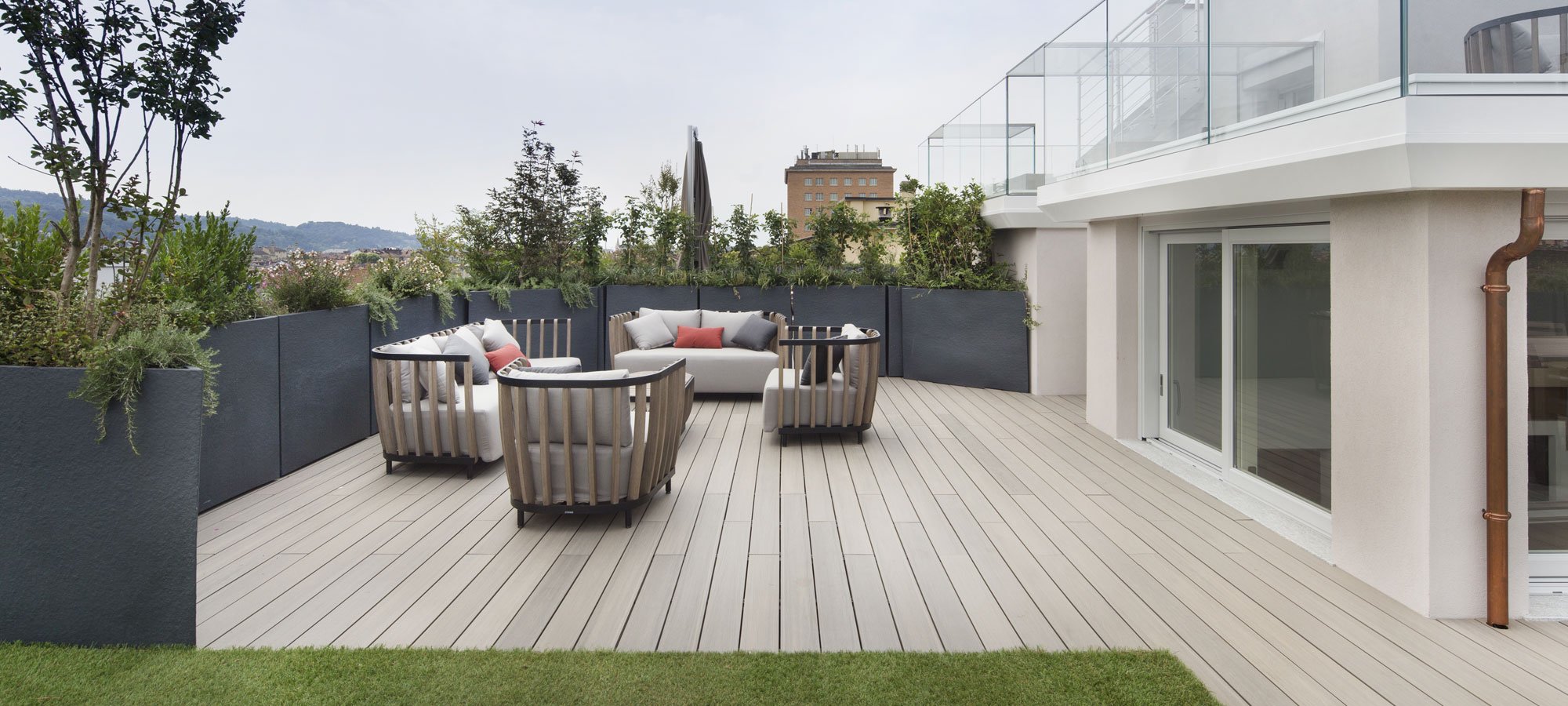 DECKING ULTRASHIELD ANTICO 23X138X2200 MM