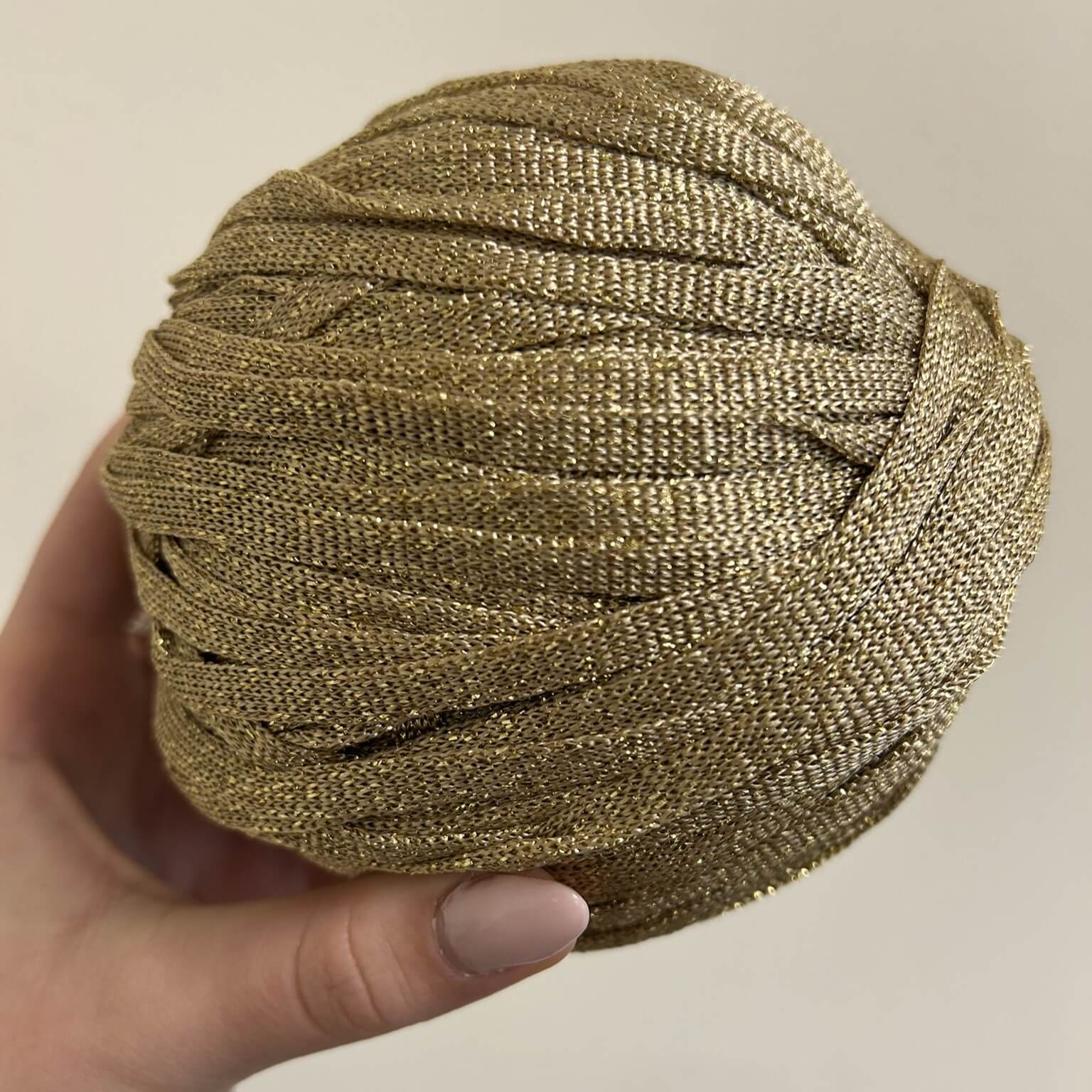 CESTINO PORTA PANE NATURA ORO LUREX