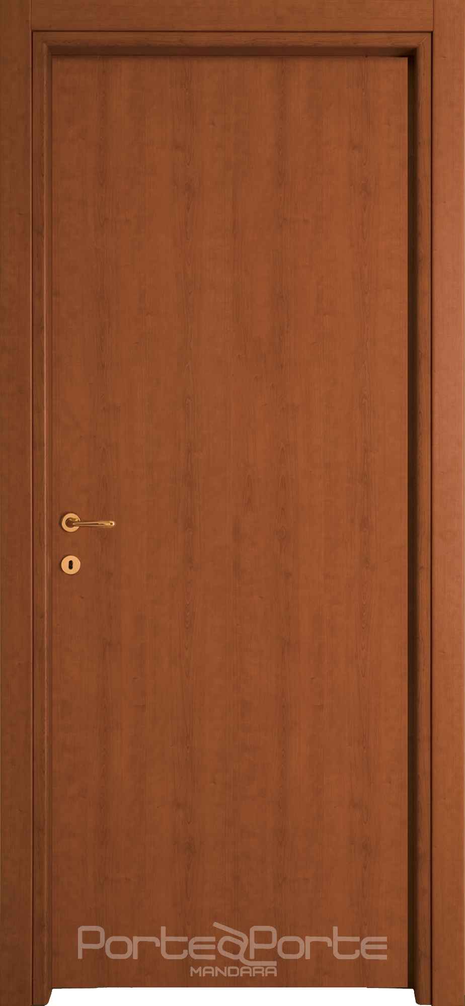 porta liscia laminato colore ciliegio battente