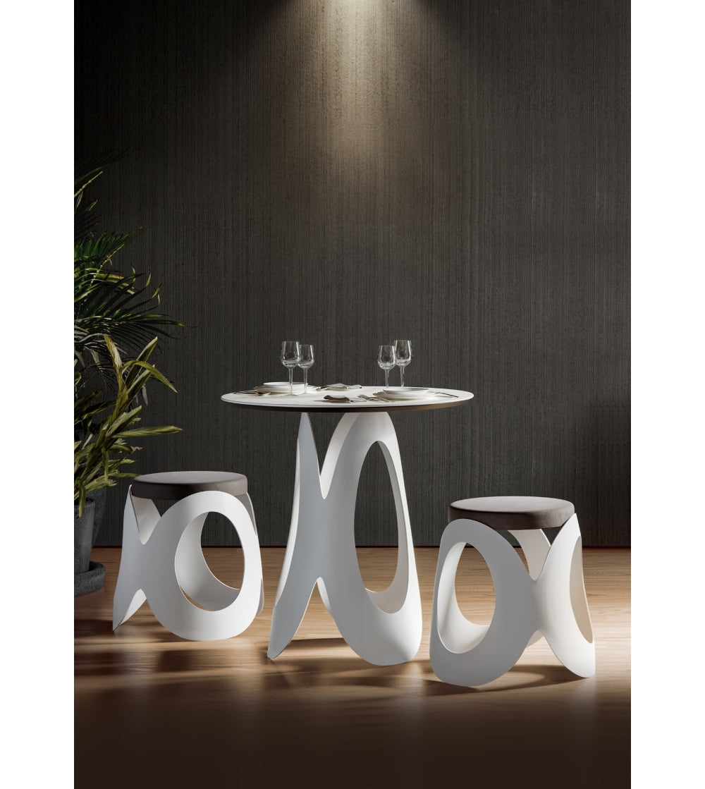 LIBERTY SGABELLO L BIANCO/BEIGE