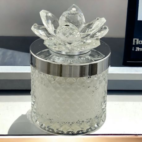 PORTACANDELA CILINDRO CRISTALLO H20