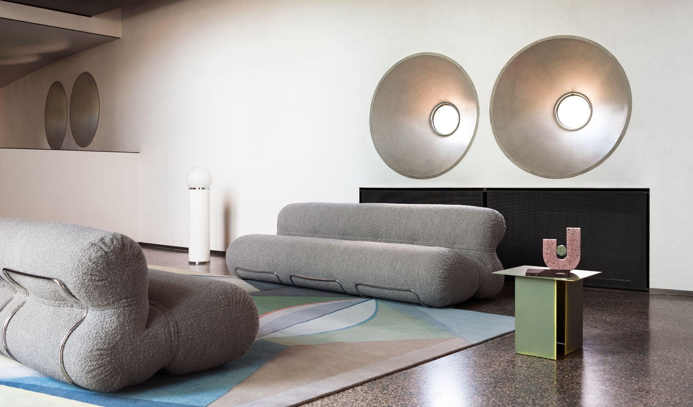 TAVOLINO BASSO ARIA Ø 90 H 40 MENTA