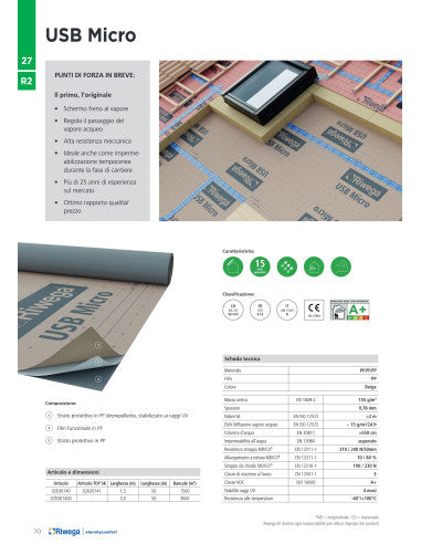 USB MICRO FRENO VAPORE 75MQ