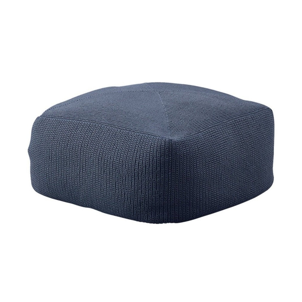 POUFF DIVINE POGGIAPIEDI,55X55 CM COLORE BLU