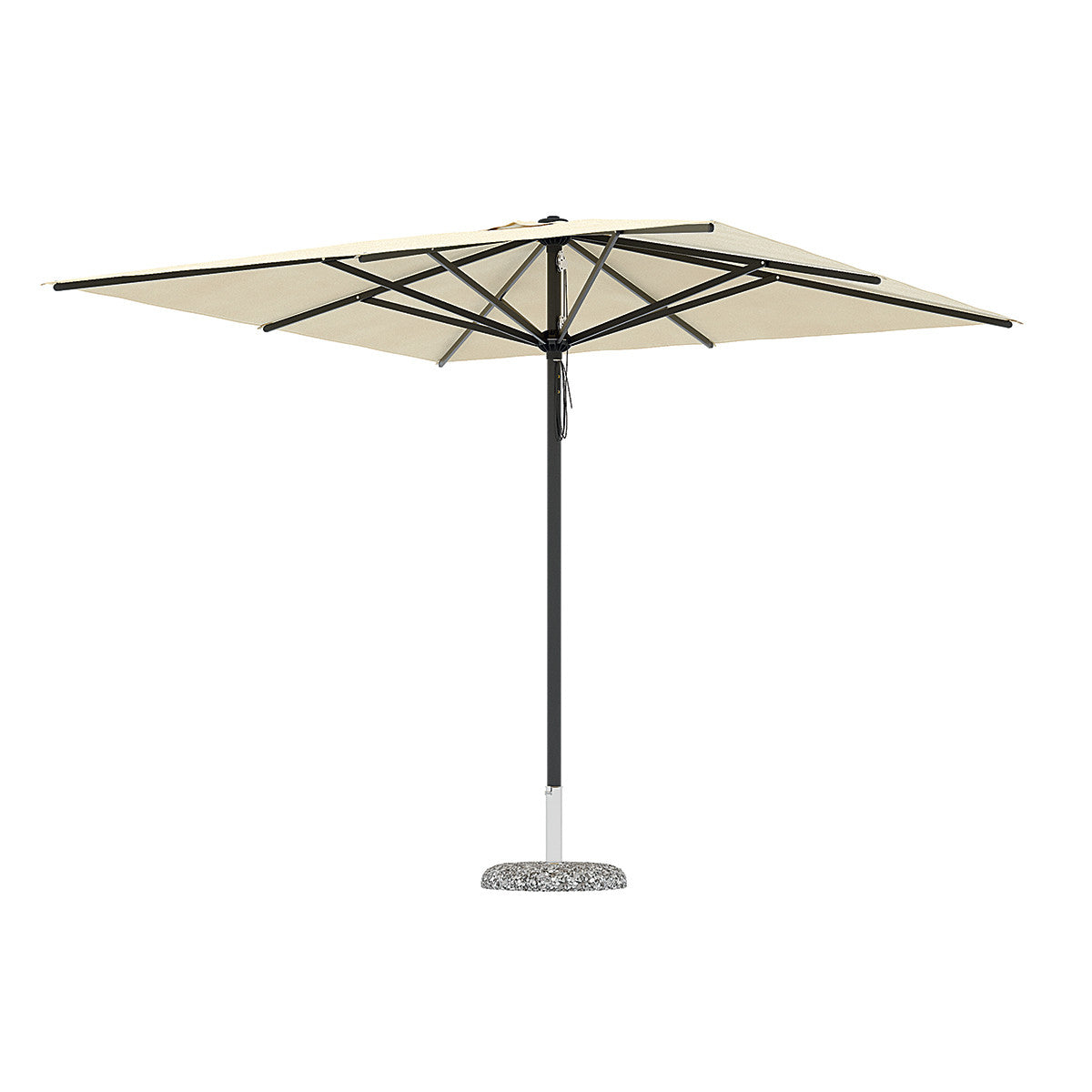 FODERO OMBRELLONE PALO CENTRALE 300X300 PVC ECRU'