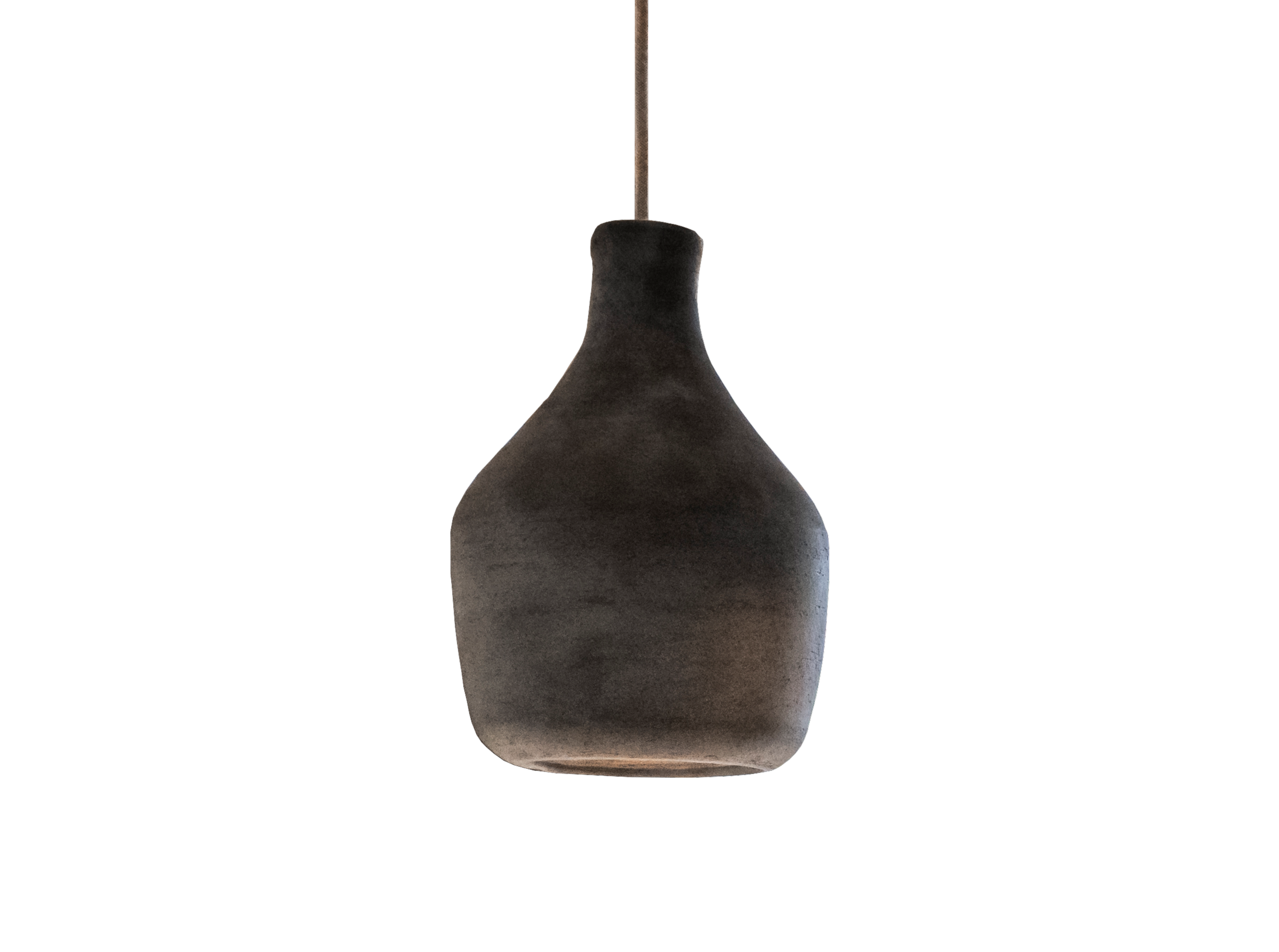 VASO CERAMICA ANTRACITE/ORO 13X13X54