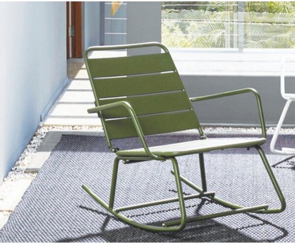 POLTRONA DONDOLO LILLIAN VERDE