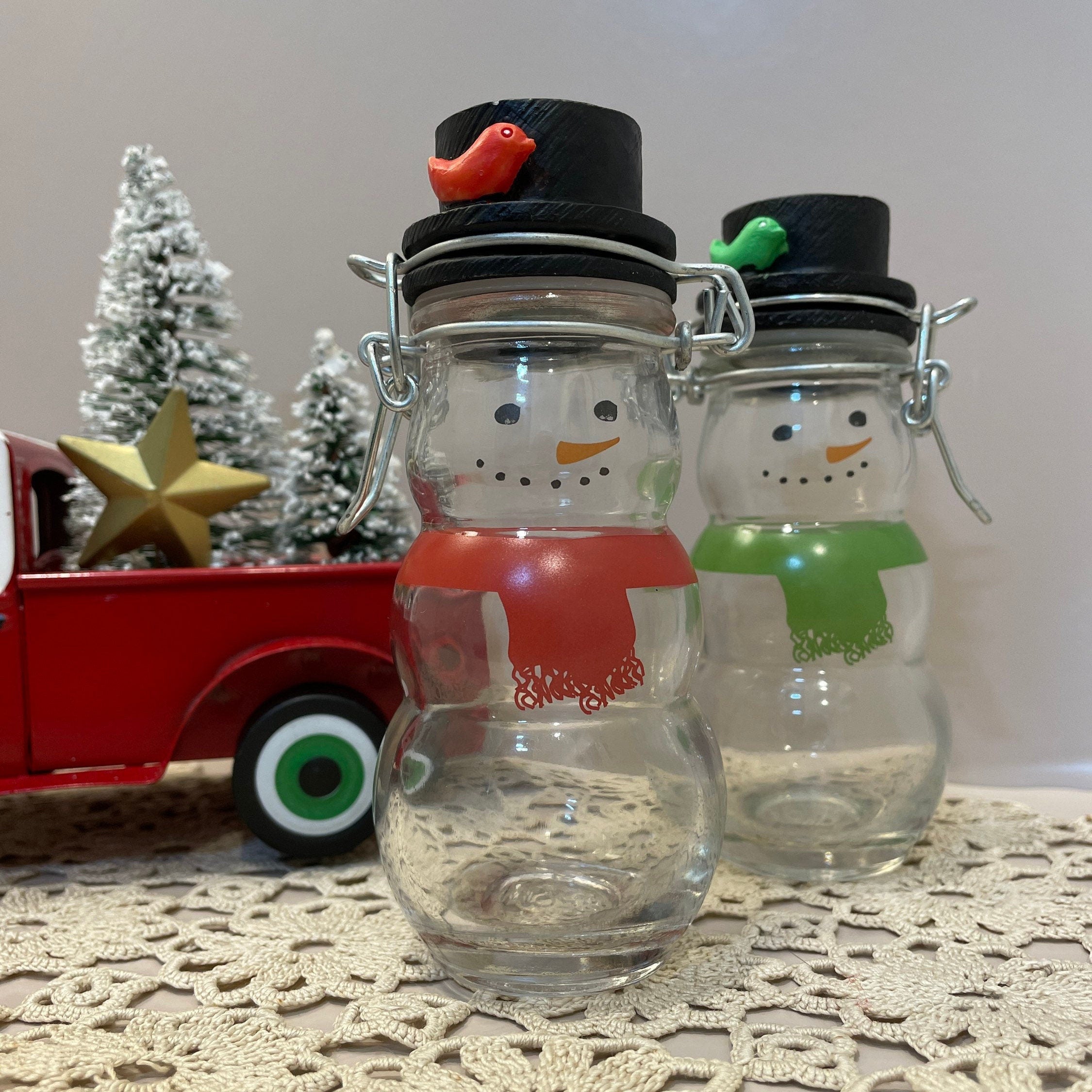 BARATTOLO GRANDE PUPAZZO DI NEVE