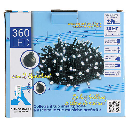 180 NANOLED LUCE CALDA C/TIMER 9 MT
