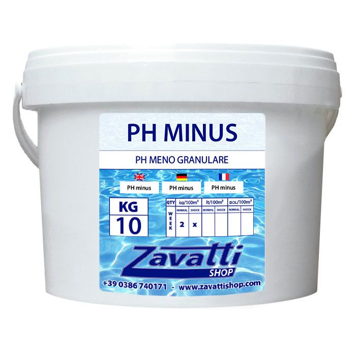 PH MINUS GRANULARE KG 10