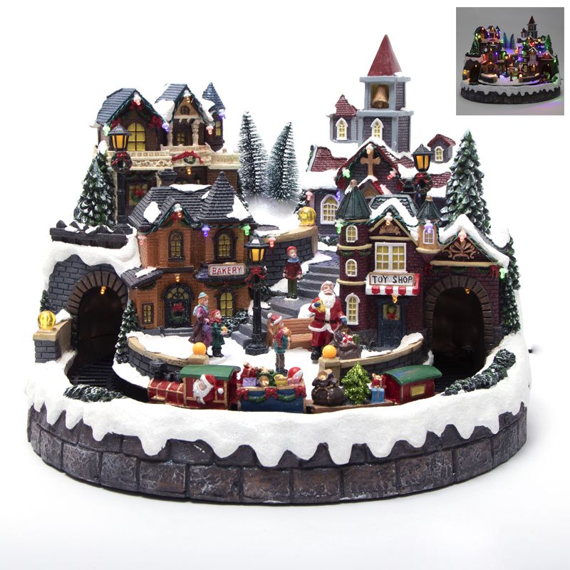 BABBO NATALE CON TRENINO MUSICALE