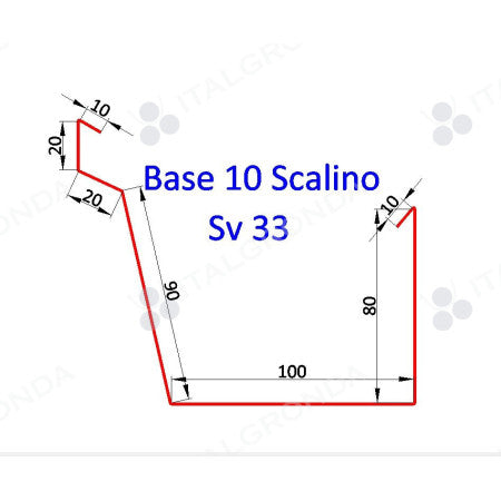angolo di gronda bianco esterno