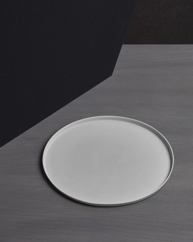 PIATTO PIANO GRIGIO Ø 27 BISCOTTO