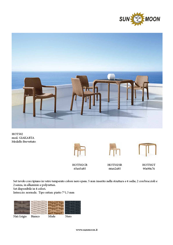 SEDIA ALU C/BRACC. BIANCO/GRIGIO