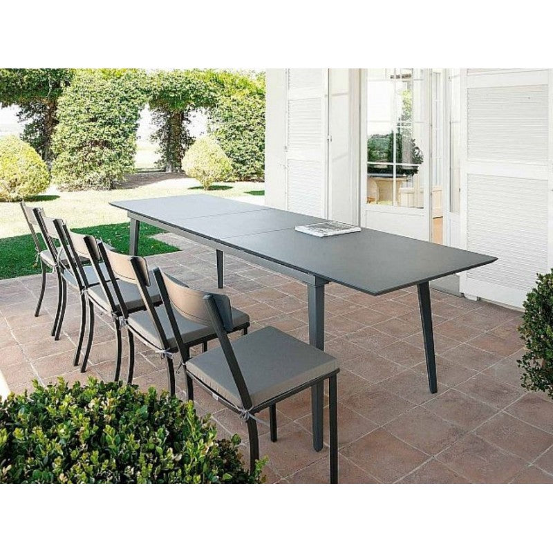 TAVOLO MOGAN ALL.200/260X80 BIANCO