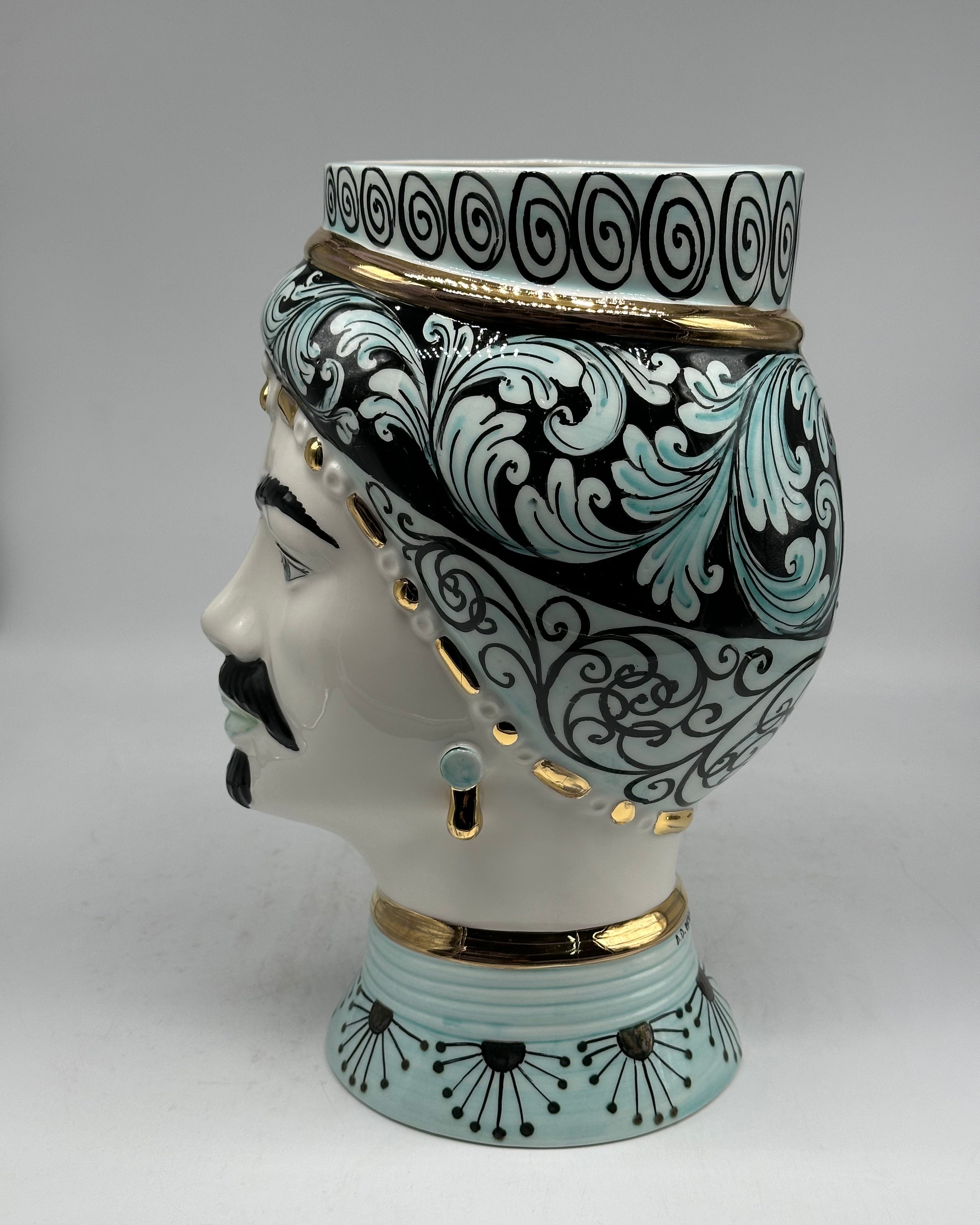 VASO TESTA DI MORO REGINA H31 BIANCA